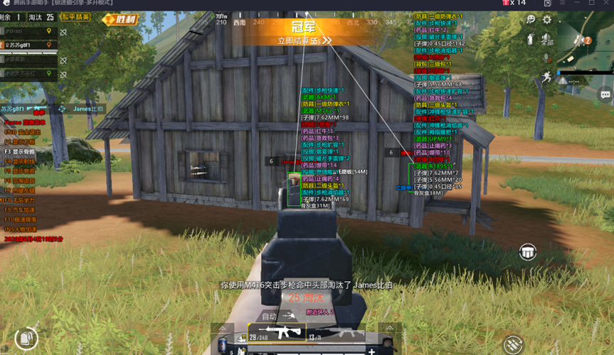 和平精英外挂【JOJO直装】子弹瞬击 物资透视 透视自瞄 透视绘制